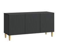 vidaXL TV Cabinet Black 99 x 34.5 x 50 cm Engineered Wood