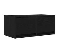 vidaXL TV Cabinet Black Oak 60x31x25.5 cm Engineered Wood TV bench