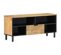 vidaXL TV Cabinet Brown 100x33x46 cm Solid Wood Mango TV stand TV sideboard