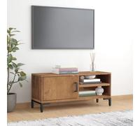 Vidaxl Tv Cabinet Brown 90X30X40 Cm Solid Pinewood