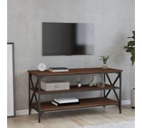 (brown oak, 100 x 40 x 50 cm/ 1 pcs) vidaXL 1/2x TV Cabinet Engineered Wood TV Console Unit Multi Colours/Sizes
