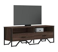 vidaXL TV Cabinet Brown Oak 122x34x41 cm Engineered Wood