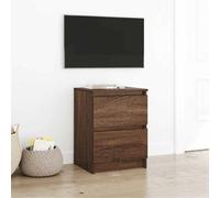 vidaXL TV Cabinet Brown Oak 40x35x54 cm Engineered Wood