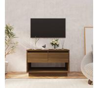 vidaXL TV Cabinet Brown Oak 70x41x44 cm Engineered Wood
