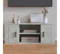 vidaXL TV Cabinet Concrete Grey 100x35x40 cm Engineered Wood