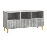 vidaXL TV Cabinet Concrete Grey 102 x 34.5 x 50 cm Engineered Wood