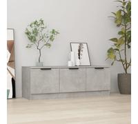 vidaXL TV Cabinet Concrete Grey 102x35x36.5 cm Engineered Wood