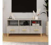 Vidaxl Tv Cabinet Concrete Grey 102X36X50 Cm Engineered Wood