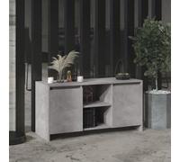 (concrete grey) vidaXL TV Cabinet Chipboard Home Hifi Low Cabinet TV Table Unit Multi Colours