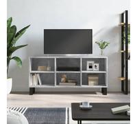 vidaXL TV Cabinet Concrete Grey 103.5x30x50 cm Engineered Wood