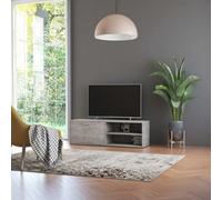 Vidaxl Tv Cabinet Concrete Grey 120X34X37 Cm Engineered Wood