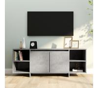 vidaXL TV Cabinet Concrete Grey 130x35x50 cm Engineered Wood