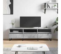 Vidaxl Tv Cabinet Concrete Grey 150X30X44.5 Cm Engineered Wood