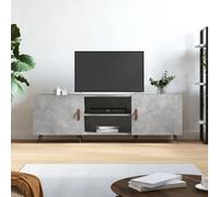 (concrete grey) vidaXL TV Cabinet TV Unit Sideboard Media Console Smoked Oak Engineered Wood
