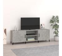 vidaXL TV Cabinet Concrete Grey 150x30x50 cm Engineered Wood