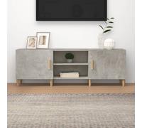 Vidaxl Tv Cabinet Concrete Grey 150X30X50 Cm Engineered Wood