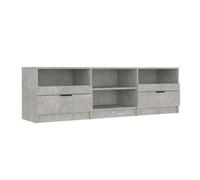 Vidaxl Tv Cabinet Concrete Grey 150X33.5X45 Cm Engineered Wood
