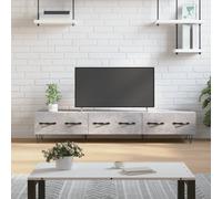 vidaXL TV Cabinet Concrete Grey 150x36x30 cm Engineered Wood