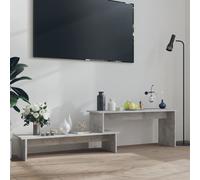 vidaXL TV Cabinet Concrete Grey 180x30x43 cm Engineered Wood