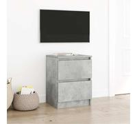 vidaXL TV Cabinet Concrete Grey 40x35x54 cm Engineered Wood