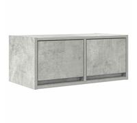 vidaXL TV Cabinet Concrete Grey 60x31x25.5 cm Engineered Wood TV bench