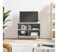 vidaXL TV Cabinet Concrete Grey 69.5x30x50 cm Engineered Wood 02 UK HOT