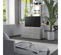 Vidaxl Tv Cabinet Concrete Grey 80X34X36 Cm Engineered Wood
