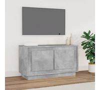Vidaxl Tv Cabinet Concrete Grey 80X35X45 Cm Engineered Wood