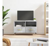Vidaxl Tv Cabinet Concrete Grey 80X36X50 Cm Engineered Wood