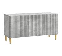 vidaXL TV Cabinet Concrete Grey 99 x 34.5 x 50 cm Engineered Wood