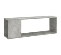 vidaXL TV Cabinet Concrete Grey Engineered Wood Indoor Book Plasma Cabinet