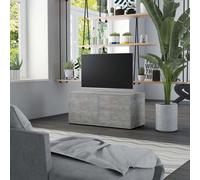 vidaXL TV Cabinet Concrete Grey Engineered Wood Media Stand Stereo Cabinet