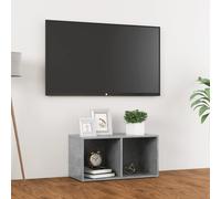 vidaXL TV Cabinet Concrete Grey Engineered Wood TV Stereo Cabinet Furniture