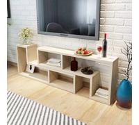 vidaXL TV Cabinet Double L-Shaped Oak