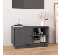 (Grey) vidaXL Solid Wood Pine TV Cabinet TV Console Media Unit Cabinet Multi Colours