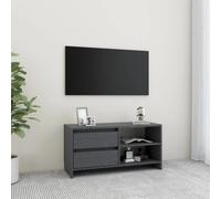 (grey) vidaXL Solid Pinewood TV Cabinet Living Room Plasma Cabinet Multi Colours