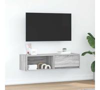 vidaXL TV Cabinet Grey Sonoma 100x31x25.5 cm Engineered Wood
