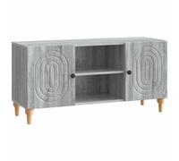 vidaXL TV Cabinet Grey Sonoma 102 x 34.5 x 50 cm Engineered Wood