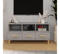 Vidaxl Tv Cabinet Grey Sonoma 102X36X50 Cm Engineered Wood