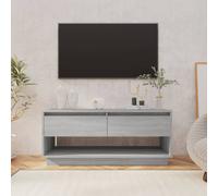 vidaXL TV Cabinet Grey Sonoma 102x41x44 cm Engineered Wood