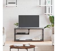Vidaxl Tv Cabinet Grey Sonoma 103X38X46.5 Cm Engineered Wood And Steel, Grey