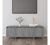 vidaXL TV Cabinet Grey Sonoma 120x30x40.5 cm Engineered Wood