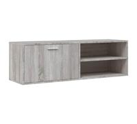 vidaXL TV Cabinet Grey Sonoma 120x34x37 cm Engineered Wood, Grey