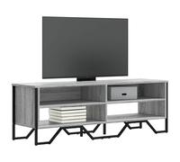 vidaXL TV Cabinet Grey Sonoma 122x34x41 cm Engineered Wood