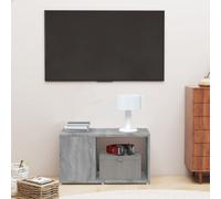 vidaXL TV Cabinet Grey Sonoma 60x24x32cm Engineered Wood