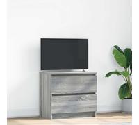 vidaXL TV Cabinet Grey Sonoma 60x35x54 cm Engineered Wood