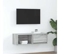 vidaXL TV Cabinet Grey Sonoma 80x31x25.5 cm Engineered Wood
