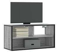 vidaXL TV Cabinet TV Stand Media TV Unit Grey Sonoma Engineered Wood and Metal