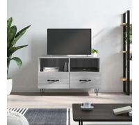 vidaXL TV Cabinet Grey Sonoma 80x36x50 cm Engineered Wood