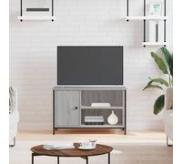 vidaXL TV Cabinet Grey Sonoma 80x40x50 cm Engineered Wood